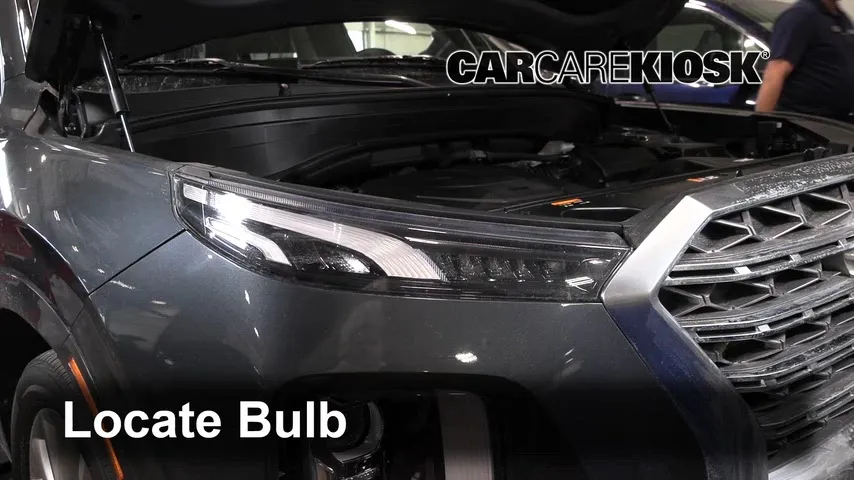 2020 Hyundai Palisade SEL 3.8L V6 Éclairage Feu clignotant avant (remplacer l'ampoule)